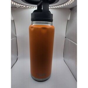 YETI Rambler 36 oz Water Bottle King Crab Orange Chug Cap Insulated